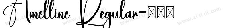 Amelline Regular字体转换